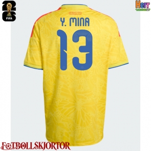 Colombia Yerry Mina #13 Hemmatröja VM 2026 Kortärmad
